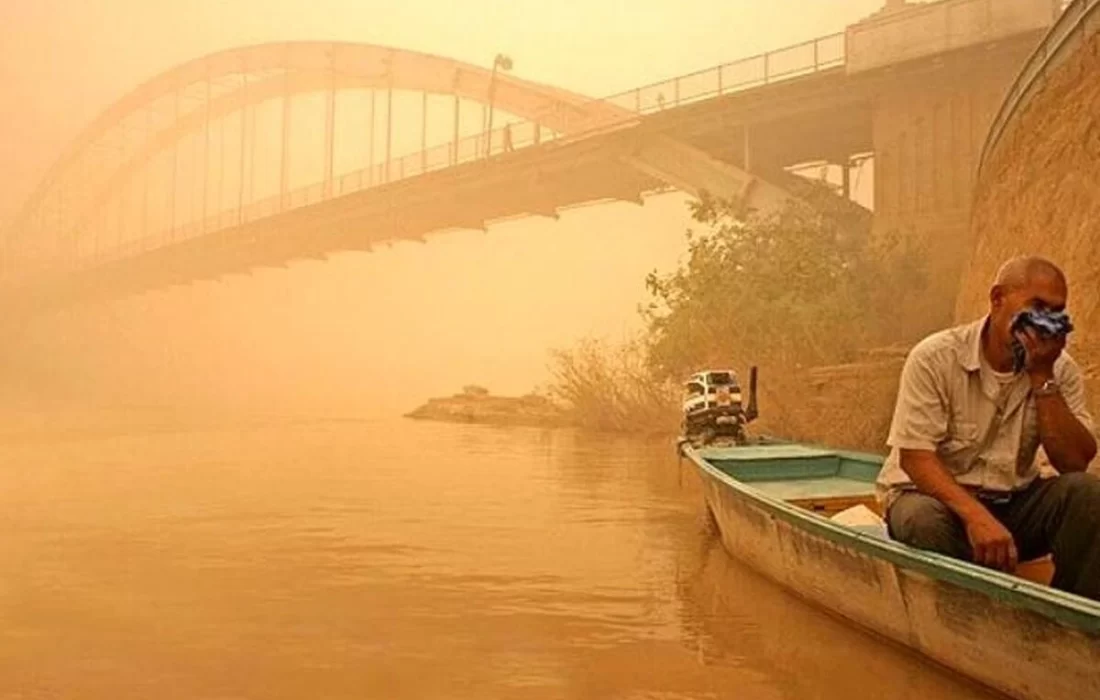 تنفس هوای آلوده در ۹ شهر خوزستان