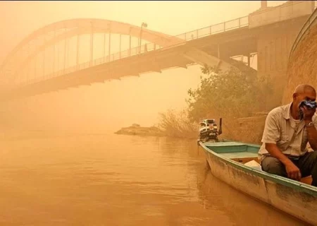 تنفس هوای آلوده در ۹ شهر خوزستان